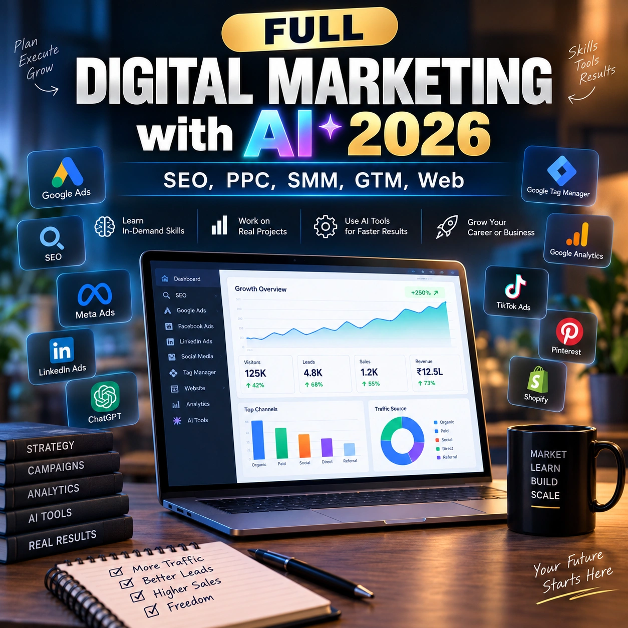 Full Digital Marketing with AI 2026